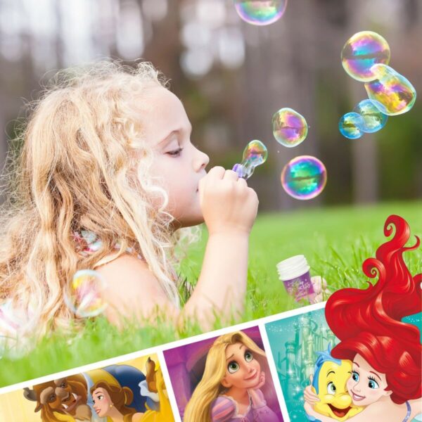 Bubble blower Disney Princess 60 ml 3,8 x 11,5 x 3,8 cm (216 Units) - Image 6