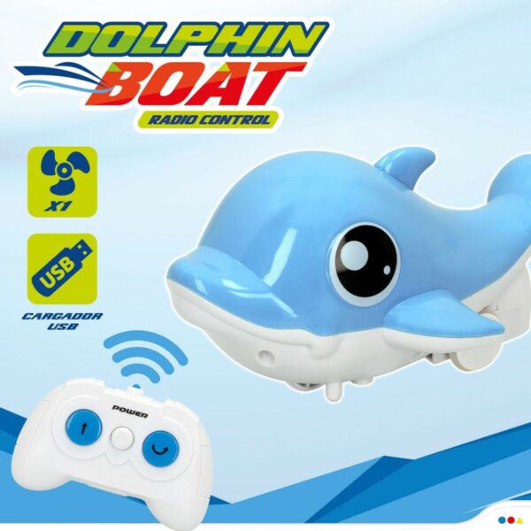 Radio-controlled boat Colorbaby Dolphin (2 Units) - Image 5