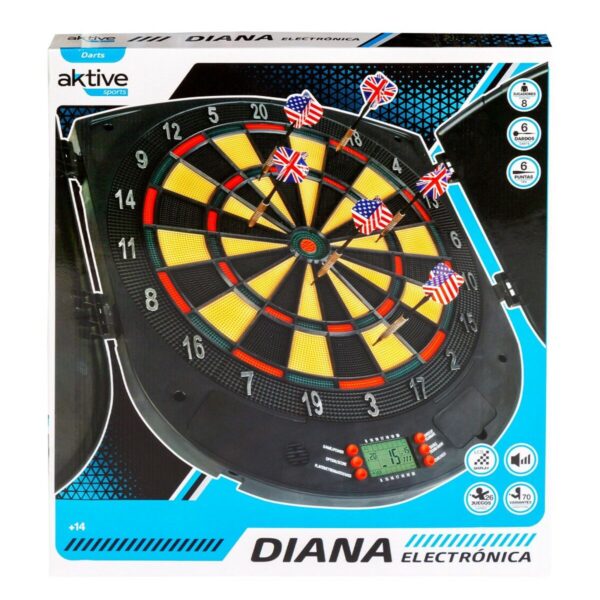 Electronic Dartboard Aktive 45 x 50 x 4,5 cm (2 Units) - Image 4