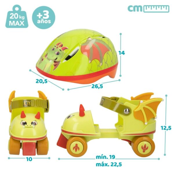 Skates Pat Avenue Dragon Helmet 24-30 (4 Units) - Image 4