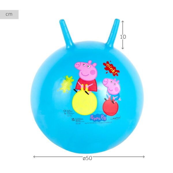 Jumping Ball Peppa Pig Ø 45 cm Blue (10 Units) - Image 4
