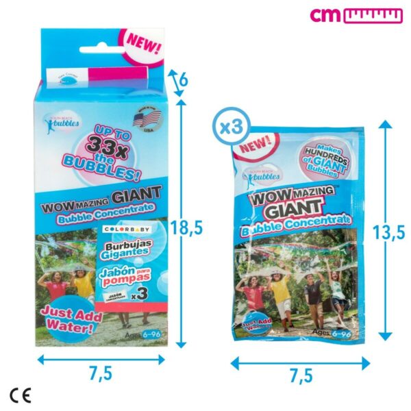 Soap bubble liquid WOWmazing 7,5 x 13,5 x 2 cm (12 Units) - Image 6