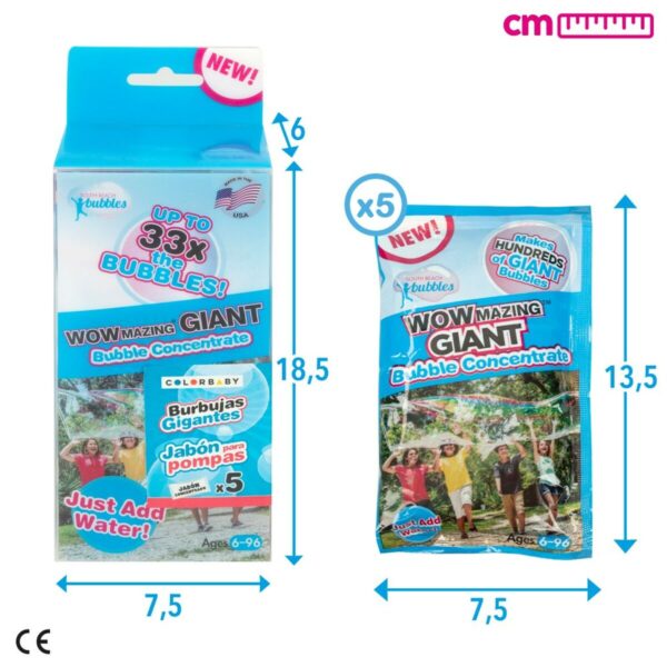 Soap bubble liquid WOWmazing 7,5 x 13,5 x 2 cm (20 Units) - Image 6