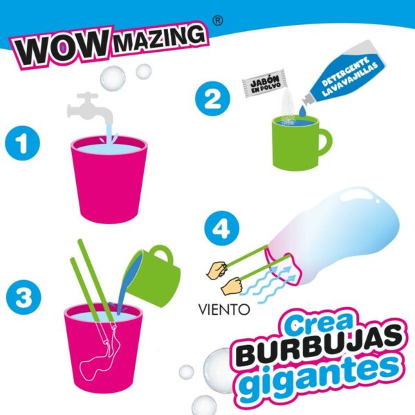 Bubble Blowing Game WOWmazing 41 cm (24 Units) - Image 6