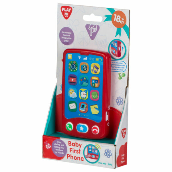 Toy telephone PlayGo Red 6,8 x 11,5 x 1,5 cm (6 Units) - Image 4