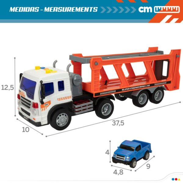Truck Carrier and Friction Cars Speed & Go 37,5 x 12,5 x 10 cm (2 Units) - Image 7