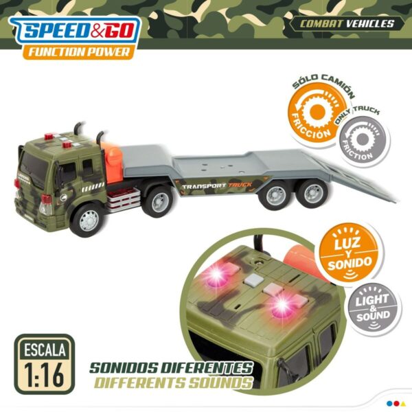 Vehicle Carrier Truck Speed & Go 47,5 x 11,5 x 10 cm (2 Units) - Image 2