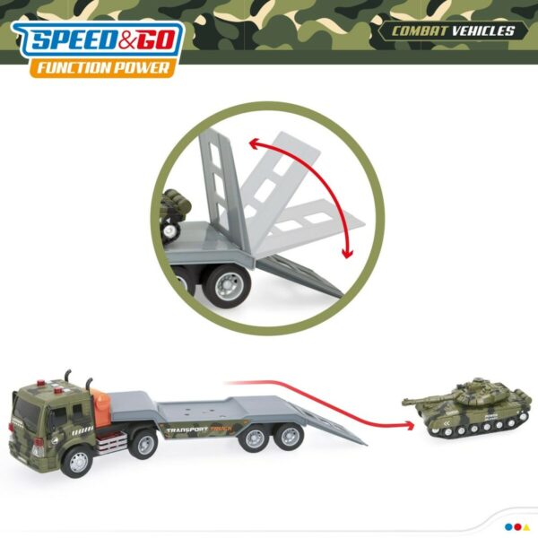 Vehicle Carrier Truck Speed & Go 47,5 x 11,5 x 10 cm (2 Units) - Image 4