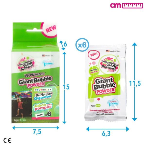 Soap bubble liquid WOWmazing 6,3 x 11,5 x 1,5 cm (24 Units) - Image 6