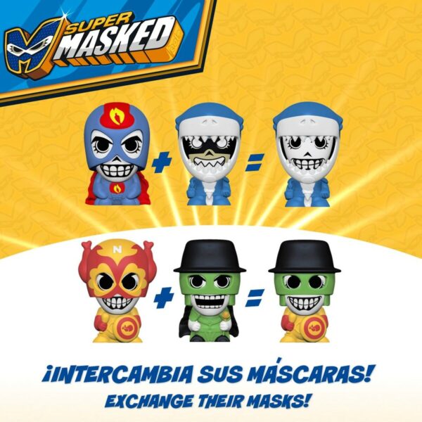 Action Figures Eolo Super Masked 3 x 4,5 x 3,5 cm (12 Units) - Image 3