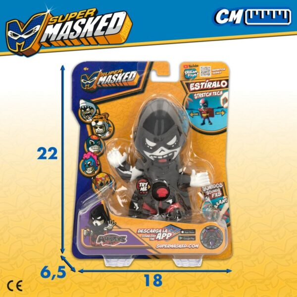 Action Figure Eolo Super Masked Whisper 11,5 x 15,5 x 6,5 cm Elastic (12 Units) - Image 6