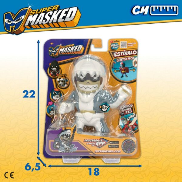 Action Figure Eolo Super Masked Jaw Boy 14 x 16 x 8,5 cm Elastic (12 Units) - Image 6