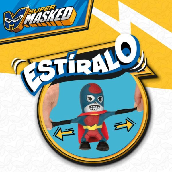Action Figure Eolo Super Masked Pepper Man 14 x 15,5 x 5,5 cm Elastic (12 Units) - Image 3