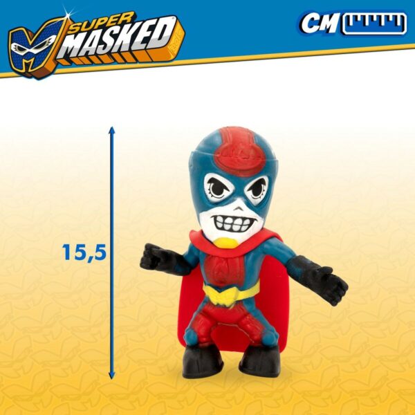 Action Figure Eolo Super Masked Pepper Man 14 x 15,5 x 5,5 cm Elastic (12 Units) - Image 5