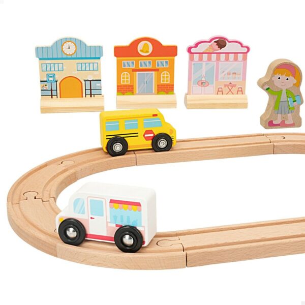 Train with Circuit Woomax 6 Units 39 x 1 x 26 cm - Image 2