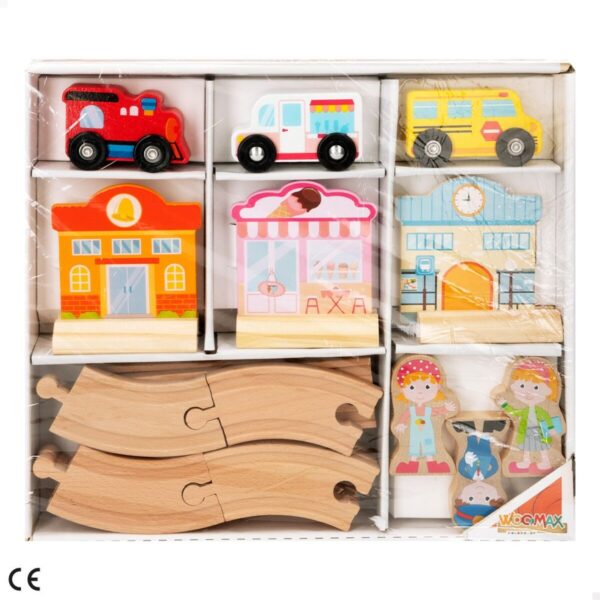 Train with Circuit Woomax 6 Units 39 x 1 x 26 cm - Image 3