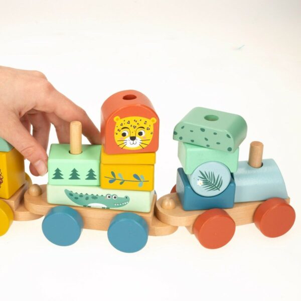 Train Woomax 33 x 11 x 7 cm animals (6 Units) - Image 2