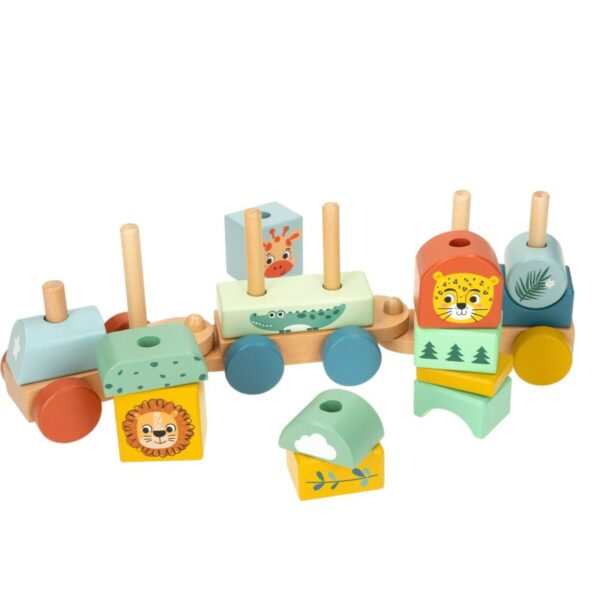 Train Woomax 33 x 11 x 7 cm animals (6 Units) - Image 3