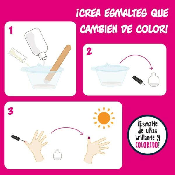 Science Game Lisciani Laboratorio de esmalte ES (6 Units) - Image 3
