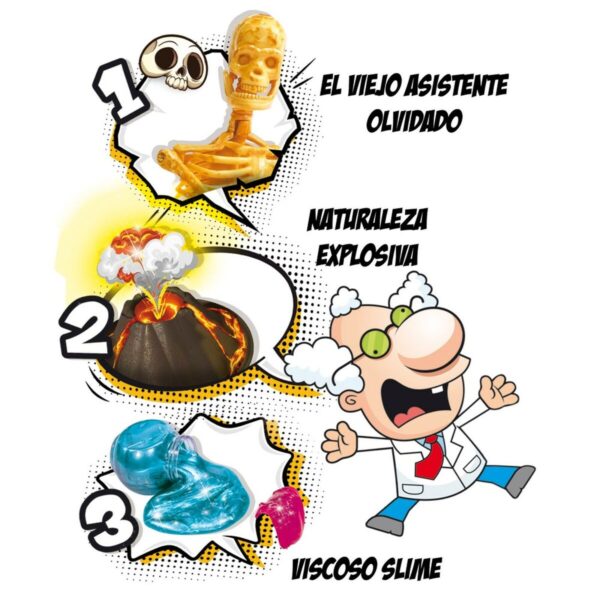 Science Game Lisciani El gran laboratorio del científico loco ES (4 Units) - Image 3