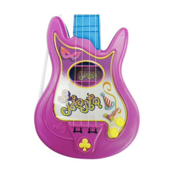 Baby Guitar Reig Party 4 Cords Electric Blue Purple - Image 3