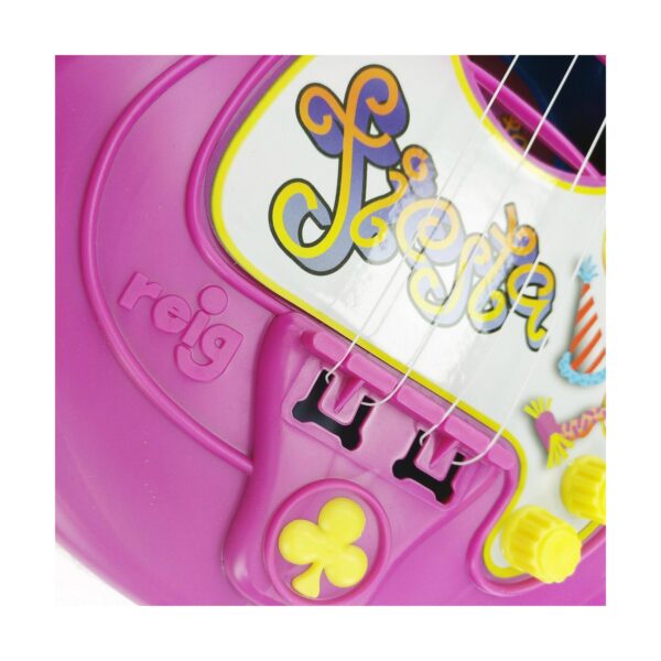 Baby Guitar Reig Party 4 Cords Electric Blue Purple - Image 5