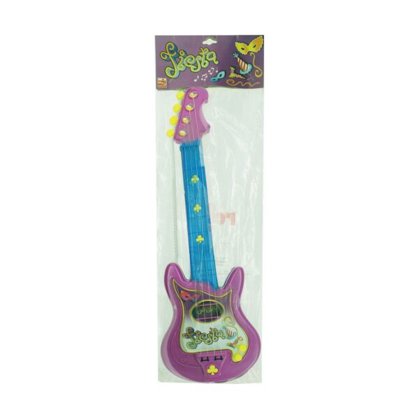Baby Guitar Reig Party 4 Cords Electric Blue Purple - Image 6