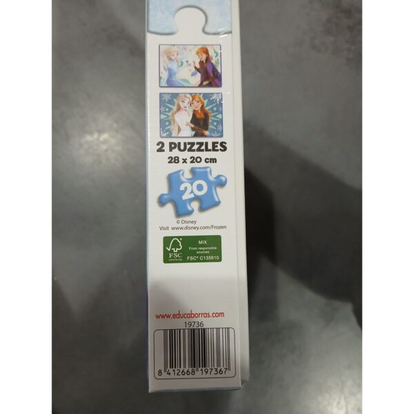 2-Puzzle Set Frozen 20 Pieces - Image 2