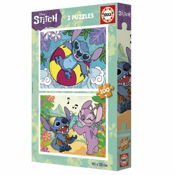 2-Puzzle Set Stitch 100 Pieces - Image 2