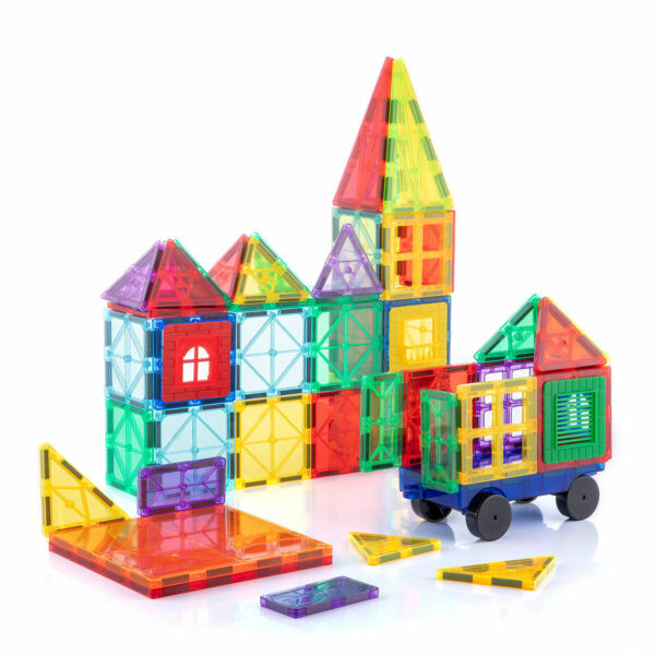 3D Magnetic Building Blocks Magoks InnovaGoods 57 Pieces - Image 6