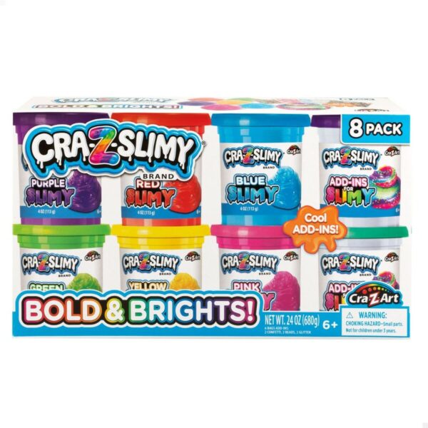 Modelling Clay Game Cra-Z-Art Bold&Brights (6 Units) Slime - Image 2