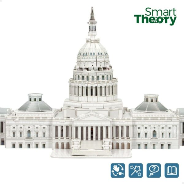 3D Puzzle Colorbaby Capitolio 126 Pieces 52,5 x 20,5 x 23,5 cm (6 Units) - Image 5