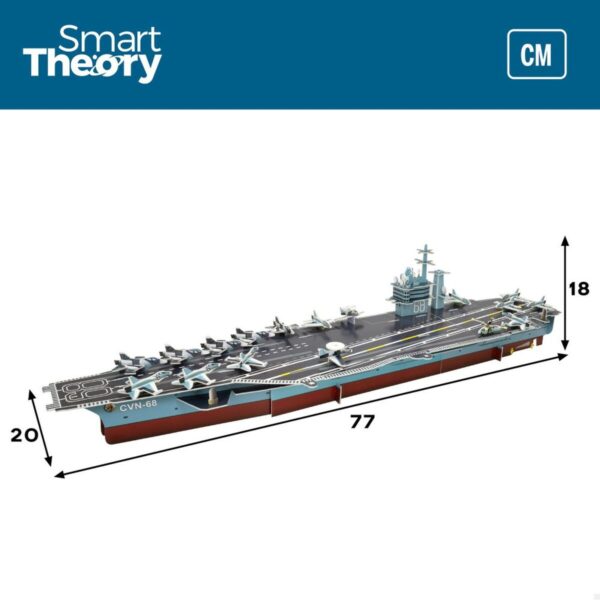 3D Puzzle Colorbaby Nimitz Aircraft carrier 67 Pieces 77 x 18 x 20 cm (6 Units) - Image 7