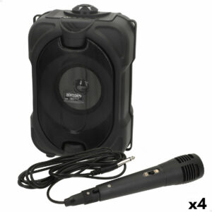 Speaker with Karaoke Microphone Bontempi 4 Units