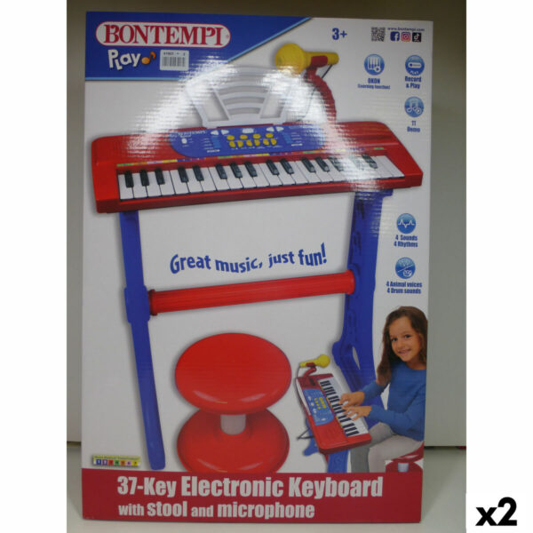 37-Key Keyboard Bontempi 43 x 56 x 23 cm (2 Units) - Image 7