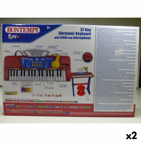 37-Key Keyboard Bontempi 43 x 56 x 23 cm (2 Units) - Image 8